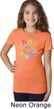 Girls Flower Shirt Sunflower Tee T-Shirt
