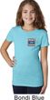 Girls Ford Shirt Built Ford Tough Pocket Print Tee T-Shirt