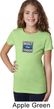 Girls Ford Shirt Built Ford Tough Small Print Tee T-Shirt