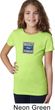 Girls Ford Shirt Built Ford Tough Small Print Tee T-Shirt