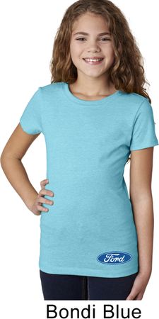 Girls Ford Shirt Ford Oval Bottom Print Tee T-Shirt