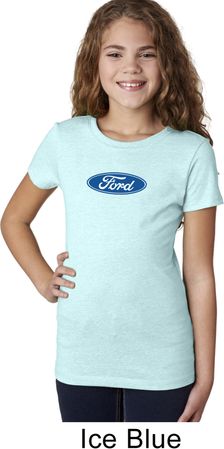 Girls Ford Shirt Ford Oval Middle Print Tee T-Shirt