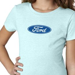 Girls Ford Shirt Ford Oval Middle Print Tee T-Shirt