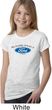 Girls Ford Shirt My Daddy Drives a Ford Burnout Tee T-Shirt