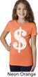 Girls Funny Shirt Distressed Dollar Sign Tee T-Shirt
