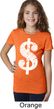 Girls Funny Shirt Distressed Dollar Sign Tee T-Shirt