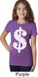 Girls Funny Shirt Distressed Dollar Sign Tee T-Shirt