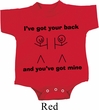 Kids Funny Romper I've Got Your Back Onesie