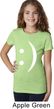Girls Funny Shirt Smiley Chat Face Tee T-Shirt