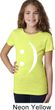 Girls Funny Shirt Smiley Chat Face Tee T-Shirt