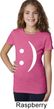 Girls Funny Shirt Smiley Chat Face Tee T-Shirt