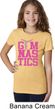 Girls Gymnastics Shirt Gymnastics Text Tee T-Shirt