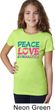 Girls Gymnastics Shirt Peace Love Gymnastics Tee T-Shirt