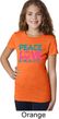 Girls Gymnastics Shirt Peace Love Gymnastics Tee T-Shirt
