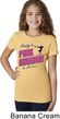 Girls Gymnastics Shirt Pretty in Pink Dangerous in a Leo Tee T-Shirt