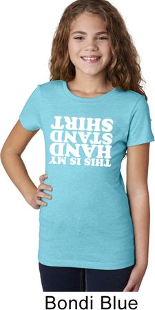 Girls Gymnastics Shirt This is My Handstand Shirt Tee T-Shirt