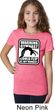 Girls Gymnastics Shirt Warning Gymnast Could Flip Tee T-Shirt