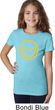 Girls Halloween Shirt Evil Smiley Face Tee T-Shirt
