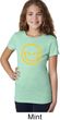 Girls Halloween Shirt Evil Smiley Face Tee T-Shirt