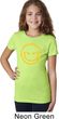 Girls Halloween Shirt Evil Smiley Face Tee T-Shirt