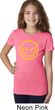 Girls Halloween Shirt Evil Smiley Face Tee T-Shirt