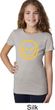 Girls Halloween Shirt Evil Smiley Face Tee T-Shirt