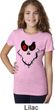 Girls Halloween Shirt Ghost Face Tee T-Shirt