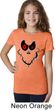 Girls Halloween Shirt Ghost Face Tee T-Shirt