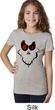 Girls Halloween Shirt Ghost Face Tee T-Shirt