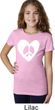 Girls Peace Tee Hippie Heart Peace T-shirt