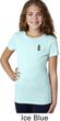 Girls Pineapple Patch Pocket Print T-shirt