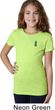 Girls Pineapple Patch Pocket Print T-shirt