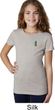 Girls Pineapple Patch Pocket Print T-shirt