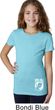 Girls Pow Mia Bottom Print T-shirt