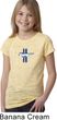 Girls Shirt The Legend Lives Crest Small Print Burnout Tee T-Shirt