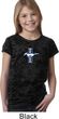 Girls Shirt The Legend Lives Crest Small Print Burnout Tee T-Shirt