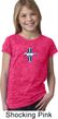 Girls Shirt The Legend Lives Crest Small Print Burnout Tee T-Shirt