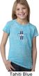 Girls Shirt The Legend Lives Crest Small Print Burnout Tee T-Shirt