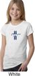 Girls Shirt The Legend Lives Crest Small Print Burnout Tee T-Shirt