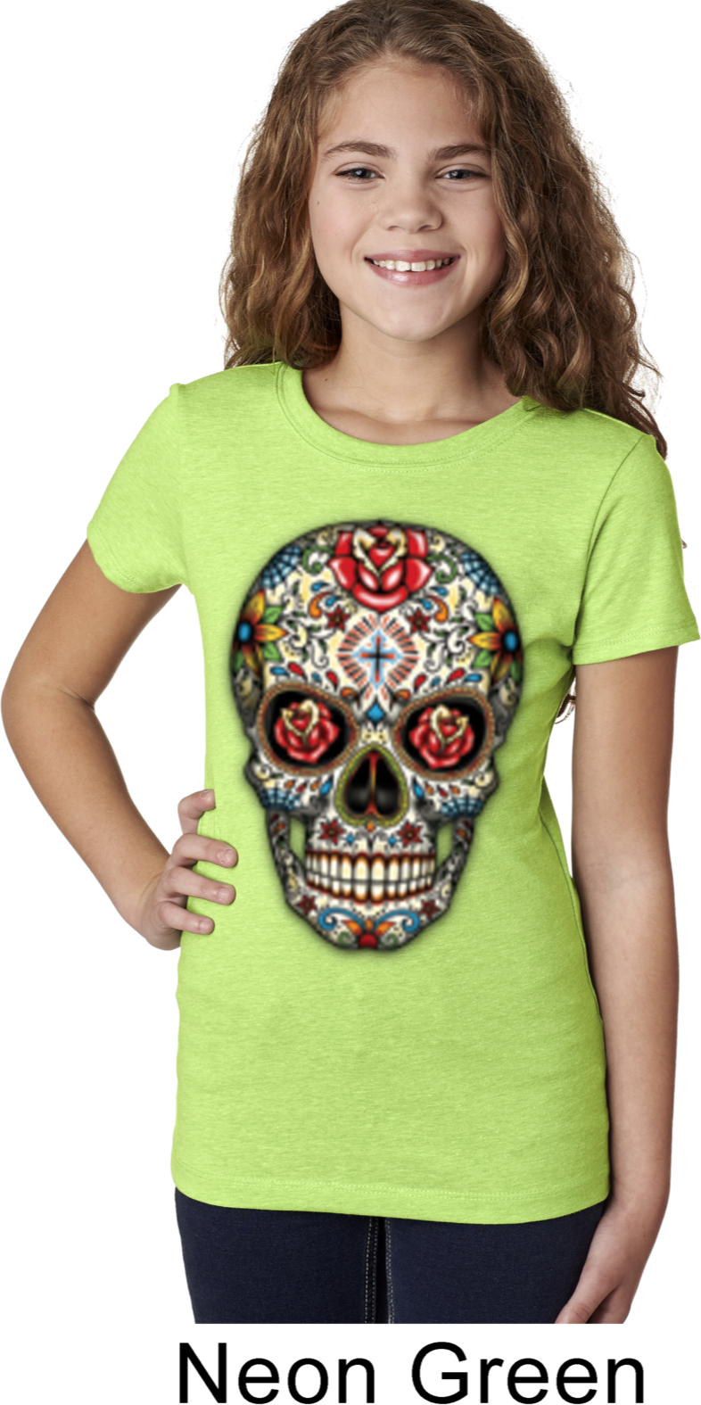 girls skull top