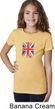 Girls UK Flag Shirt Union Jack Small Tee T-Shirt