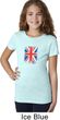 Girls UK Flag Shirt Union Jack Small Tee T-Shirt