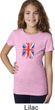 Girls UK Flag Shirt Union Jack Small Tee T-Shirt