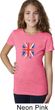 Girls UK Flag Shirt Union Jack Small Tee T-Shirt
