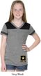 Girls US Army Bottom Print Football Tee