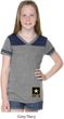 Girls US Army Bottom Print Football Tee