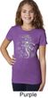 Girls Yoga Shirt 3D Ganesha Darks Tee T-Shirt