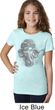 Girls Yoga Shirt 3D Ganesha Lights Tee T-Shirt