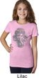 Girls Yoga Shirt 3D Ganesha Lights Tee T-Shirt
