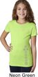 Girls Yoga Shirt 7 Chakras Bottom Print Tee T-Shirt